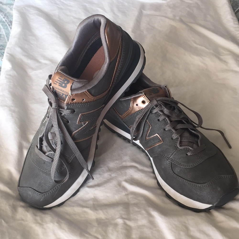 New Balance 574 precious metals sneakers